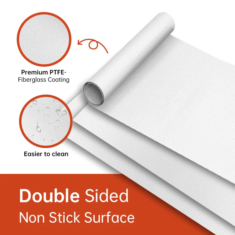 Non-Stick Oven Liner & BBQ Grill Mat – Reusable & Easy to Clean