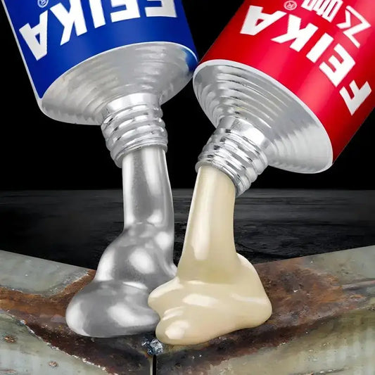 Welding-Grade Metal Casting Repair Adhesive – No-Power Machinable, Grindable & Paintable Liquid Glue for Metal Defect Repair