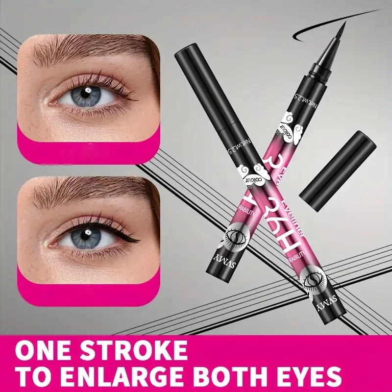 12 PCS Hot Make Up Ultimate Black Liquid Eyeliner Long-lasting Waterproof Eye Liner Pencil Pen Nice Makeup Cosmetic Beauty To