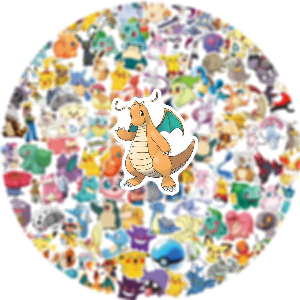 Pokémon Anime Sticker Pack – Kawaii