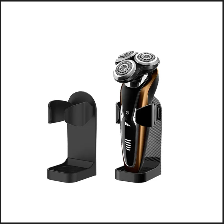 1Pcs Self Adhesive Razor Holder Punch-Free Wall Mounted Shaver Organizer Traceless Storage Rack for Toothbrush & Electric Sha
