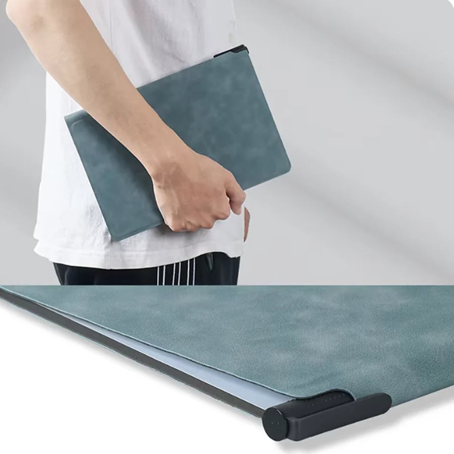 A5 Reusable Whiteboard Notebook Set – Leather Weekly Planner & Memo Pad with Whiteboard Pen & Erasing Cloth (6 Colours)