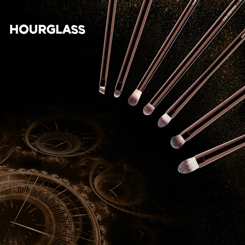 Hourglass Makeup Brush Set – Powder, Foundation, Concealer, Blush, Bronzer & Eyeshadow