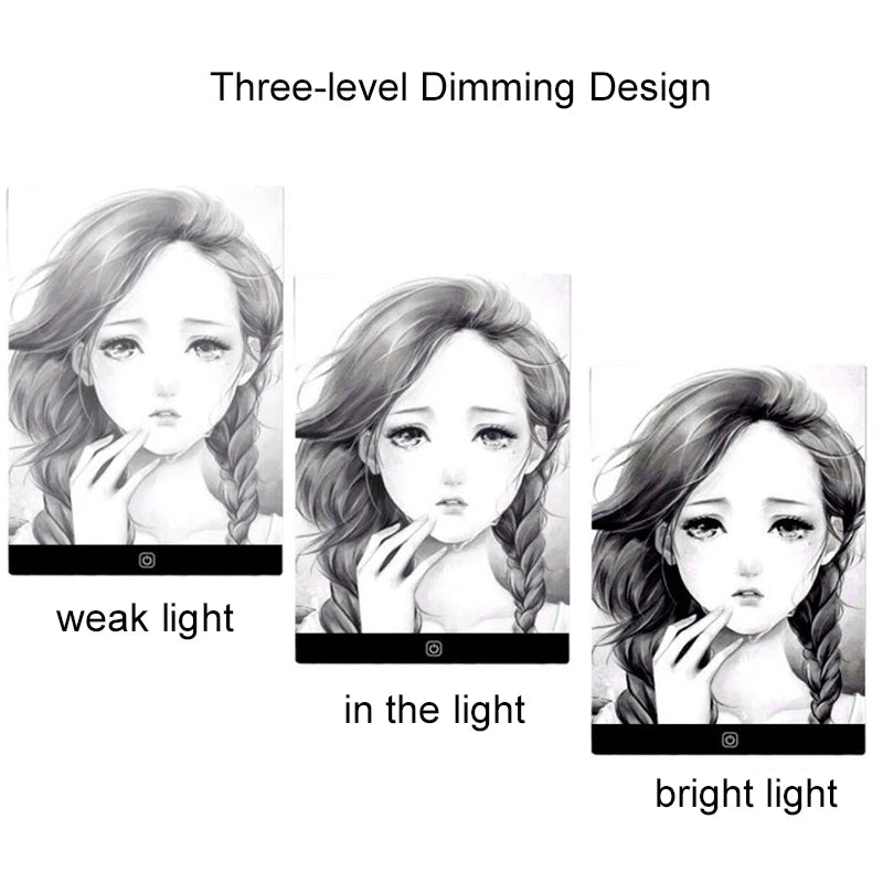 LED Light Tracing Pad for Kids – 3-Level Dimmable Drawing Copy Board