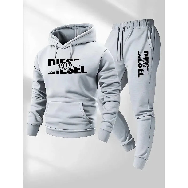 2025 popular autumn and winter new hooded sportswear sportswear fashion hooded sportswear casual sportswear and pants two in 