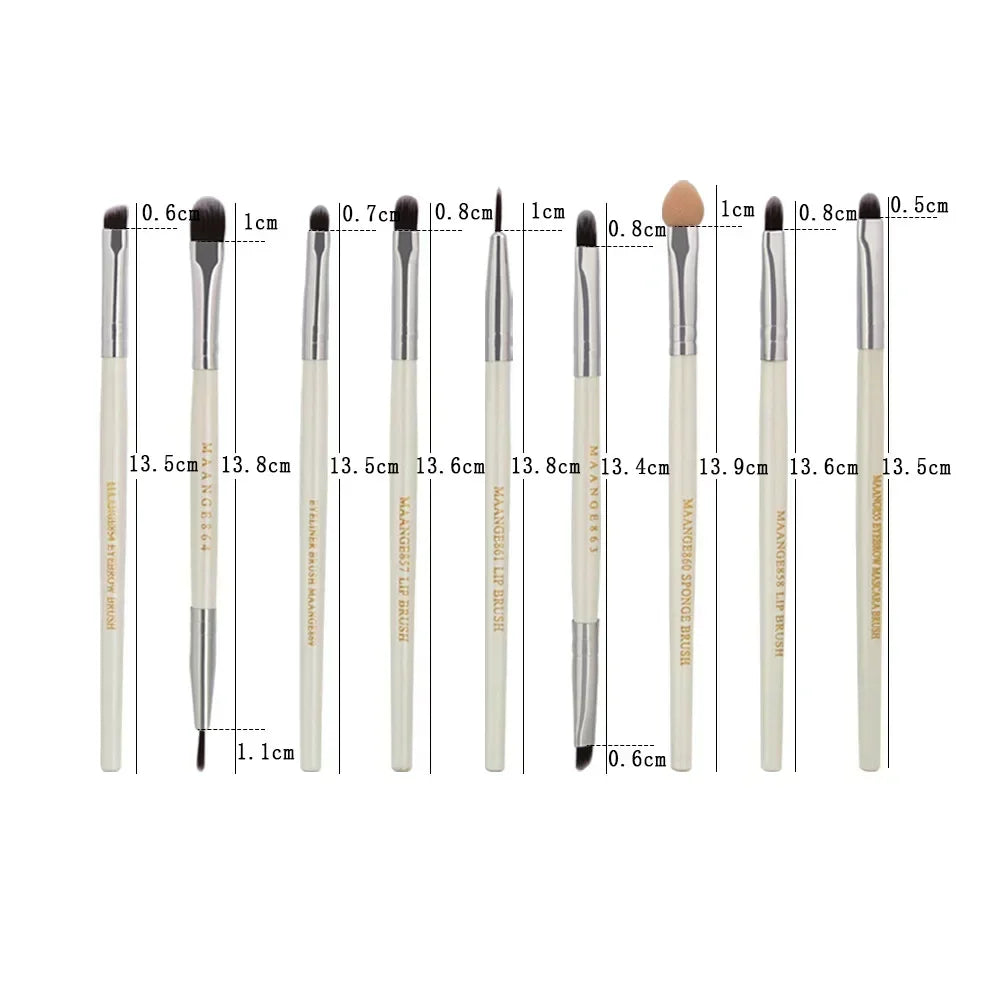 Professional Makeup Brush Set – 3, 13 & 22-Piece Eyeshadow & Face Kits