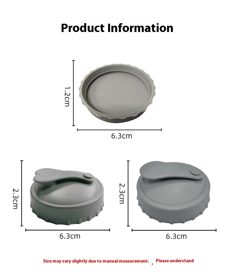Reusable Silicone Can Lids — Fits Soda, Beer & Standard Cans
