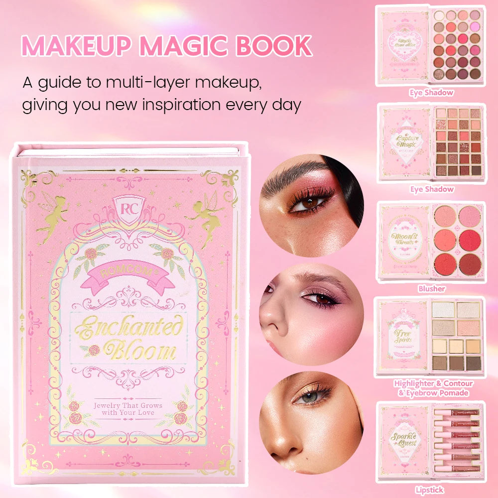 5-Layer All-in-One Makeup Book Palette – Complete Face & Eye Kit