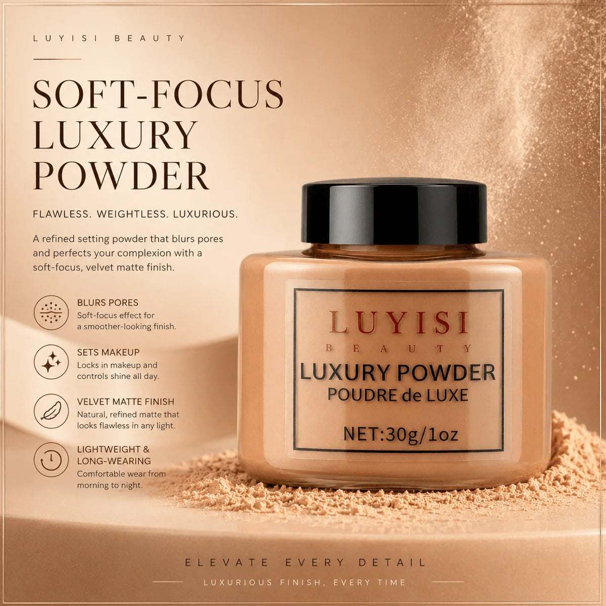Matte Loose Powder & Foundation Set