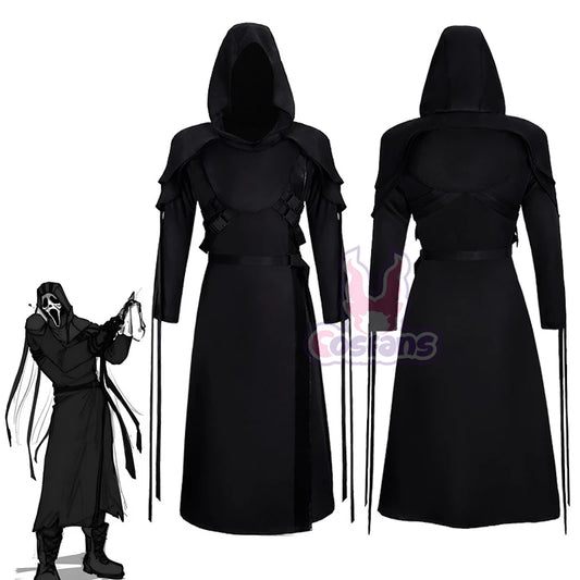 Ghost Face Dead by Daylight Cosplay Costume – Halloween Carnival Party Uniform for Adults