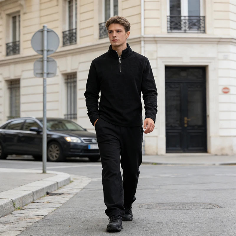 Men's Warm Fleece Zip Hoodie
