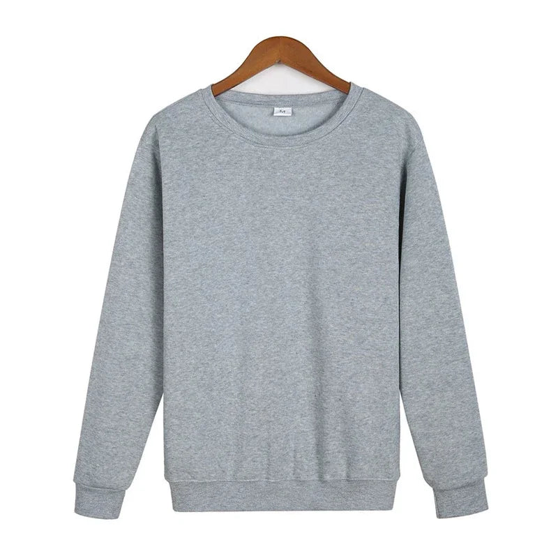 Men's Solid Color Pullover Hoodie