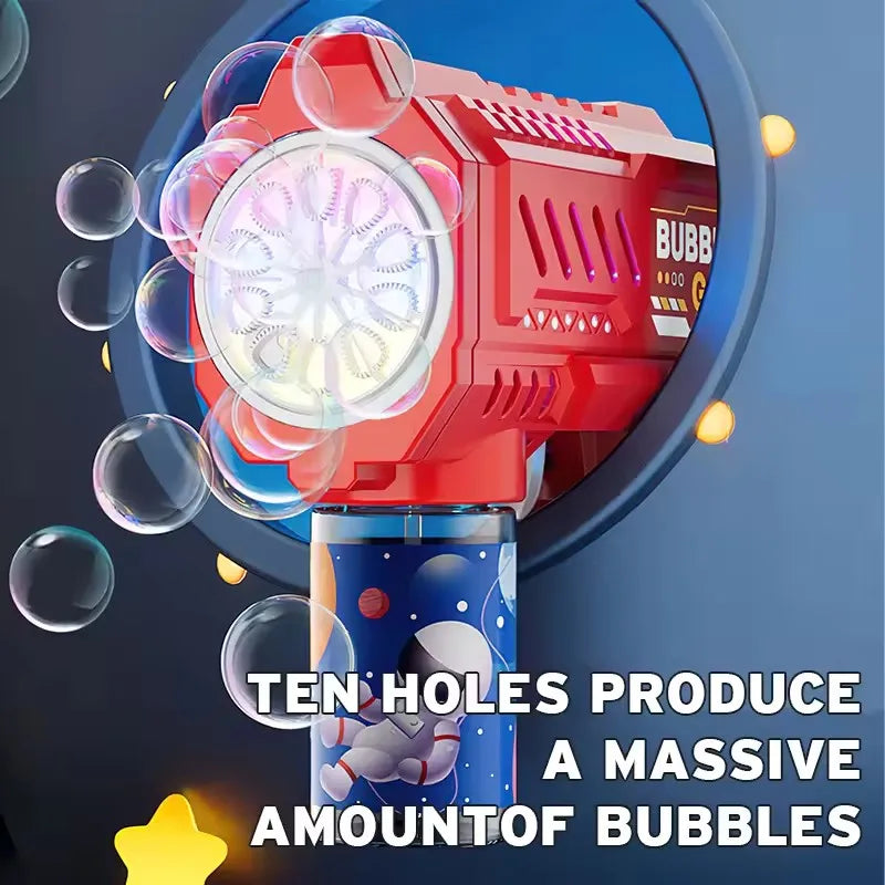 Rocket Bubble Gun – Fully Automatic Bubble Blaster for Kids & Outdoor Play