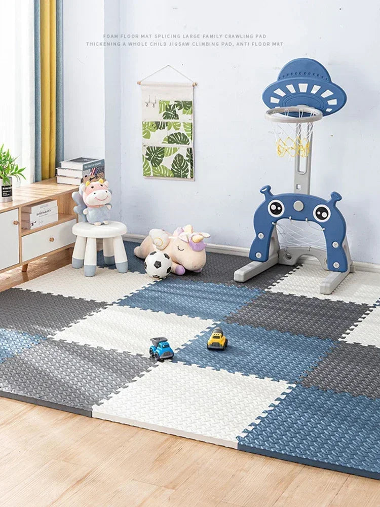 EVA Foam Puzzle Play Mat for Kids - Soft, Non-Toxic (16pcs, 30x30cm)