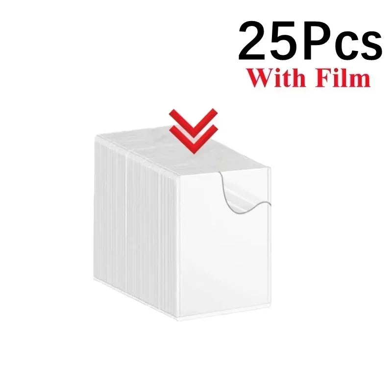 Clear Photocard Sleeves – Acid-Free PVC Transparent Card Protectors for K-Pop, Trading Cards & Game Cards (10, 25 or 50-Pack)