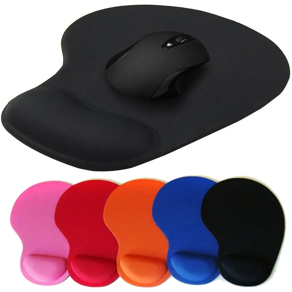 Ergonomic Memory Foam Wrist Rest Mouse Pad – Non-Slip Gel Support for Office & Gaming