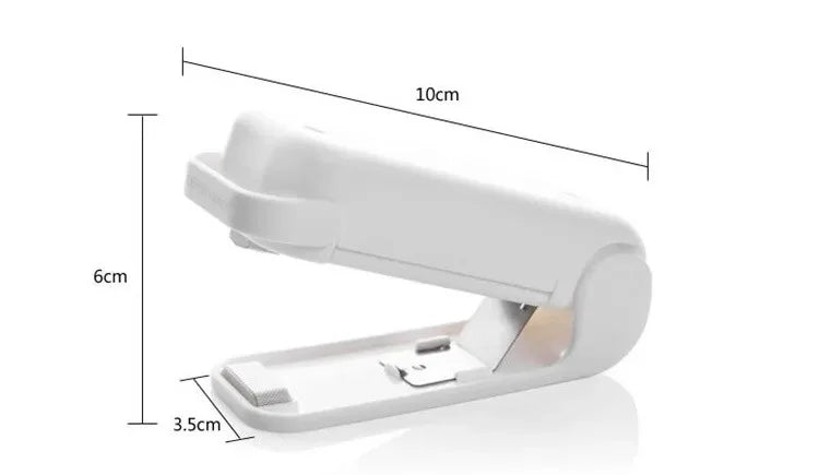 Snack Sealer Snack Bag Clip kitchen Food Sealing Machine Small Household Snacks Moisture-Proof Food Sealing Artifact Easy To 