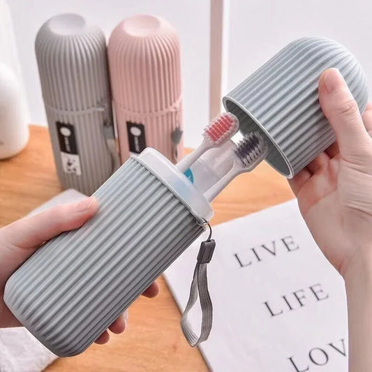 Portable Toothpaste Toothbrush Protect Holder Case Travel Camping Storage Box Protect Toothbrush Toothpaste from Dirt and Dam