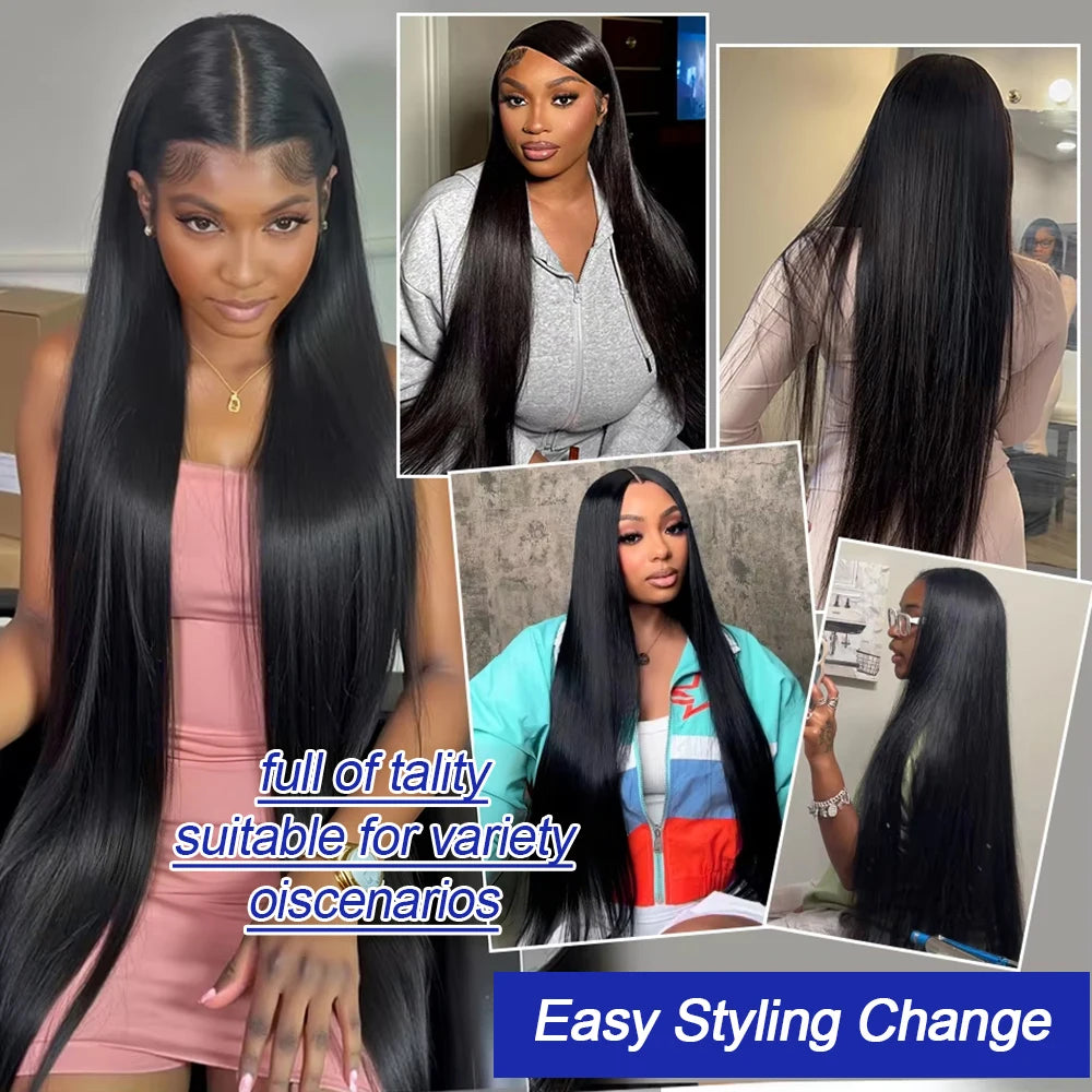 Bone Straight Lace Front Human Hair Wig
