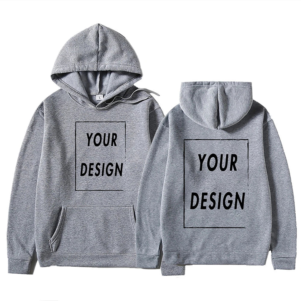 Your Own Design Brand Logo/Picture Personalized Custom Anywhere Men Women DIY Hoodies Sweatshirt Casual Hoody Fashion New
