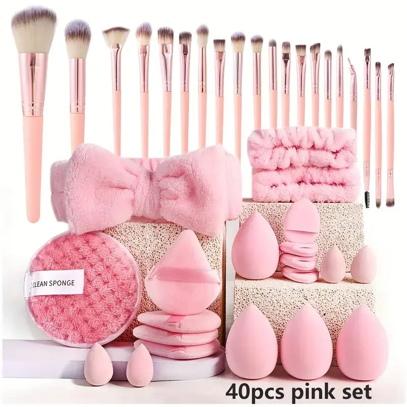 Professional Makeup Brush Set – 13/33 Pc