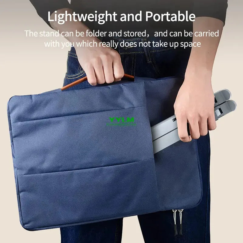 Adjustable Aluminum Laptop Stand - Foldable & Portable