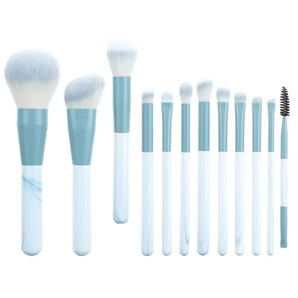 13-Piece Makeup Brush Set – Eye Shadow, Foundation & Blending Brushes