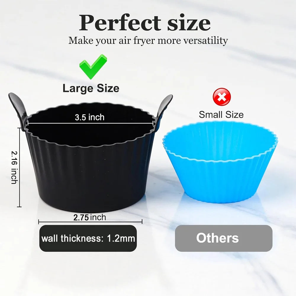 Silicone Egg Cups Set – Non-Stick Boiled Egg Holders