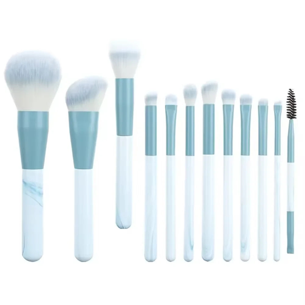 13-Piece Makeup Brush Set – Eye Shadow, Foundation & Blending Brushes
