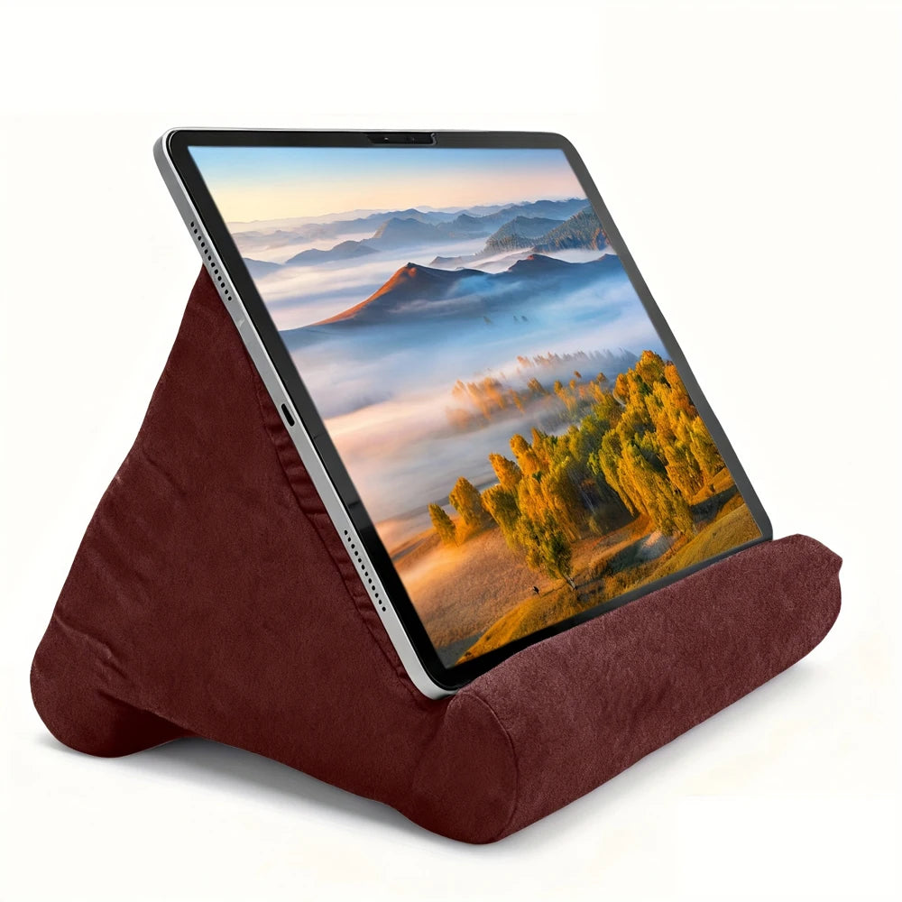 Soft Sponge Pillow Tablet Stand - Multi-Angle Reading Holder