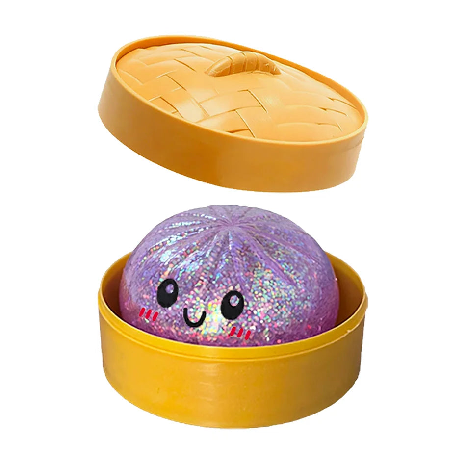 Glitter Dumpling Squishy – 6 Styles
