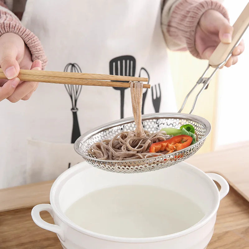 Stainless Steel Egg Beater & Skimmer Spoon Set
