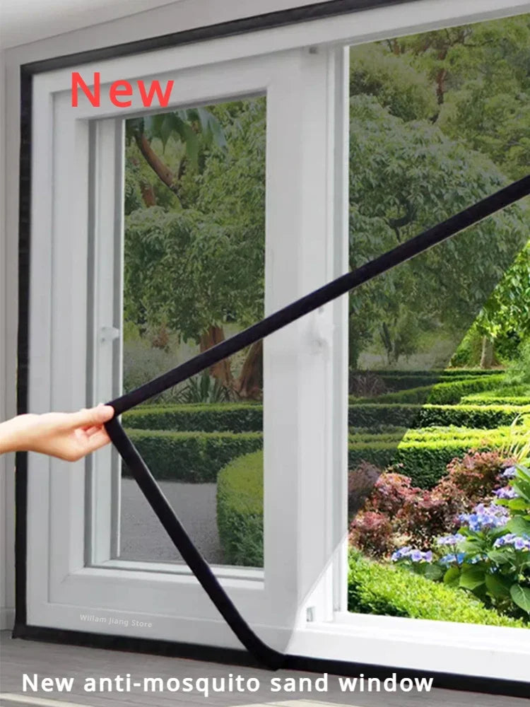 DIY Self-Adhesive Mosquito Net Screen for Windows & Doors