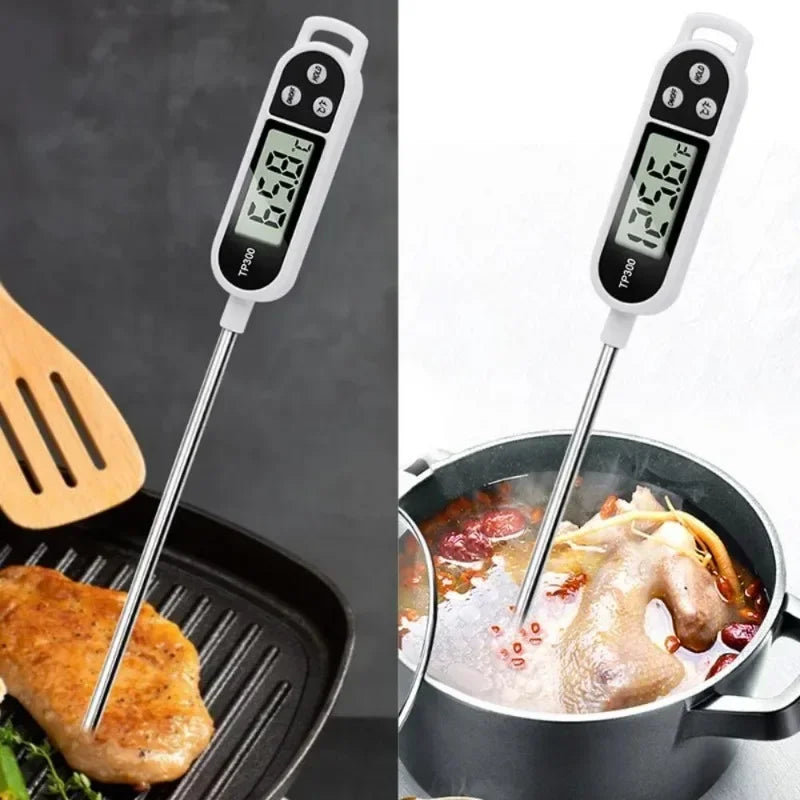 Food Thermometer TP300 Digital Kitchen Water Oil Thermometer for Meat Cooking Food Probe BBQ Electronic Oven Kitchen Tools