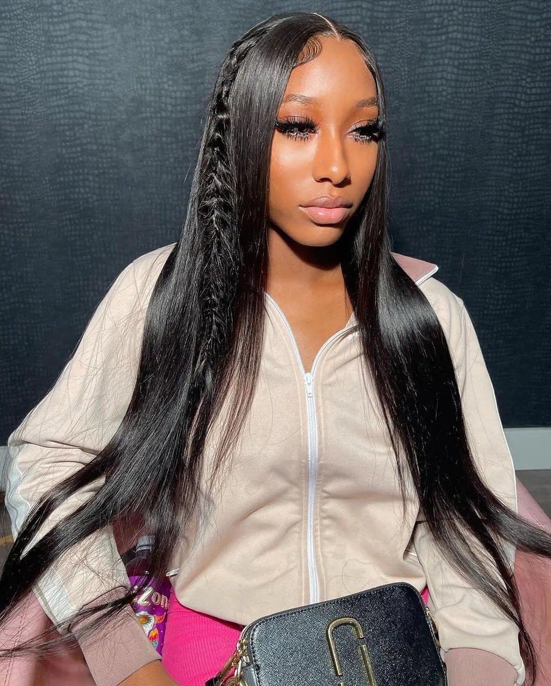 Bone Straight Lace Front Human Hair Wig