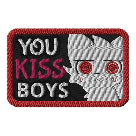 Meme Patches: Mauzymice BoyKisser Iron-On Embroidered Patch – Internet Culture Accessory by Red Pawn Shop